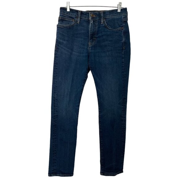 J CREW jeans, Flex, size 30x30 straight leg, medium wash. 5 pocket style. - Picture 1 of 6
